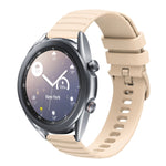 Cinturino in silicone tinta unita con motivo a pois ondulato da 22 mm, For Samsung Galaxy Watch3 45mm, For Samsung Galaxy Watch 46mm
