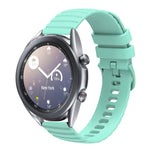 Cinturino in silicone tinta unita con motivo a pois ondulato da 22 mm, For Samsung Galaxy Watch3 45mm, For Samsung Galaxy Watch 46mm