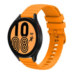 Cinturino in silicone tinta unita con motivo a pois ondulato da 22 mm, For Samsung Galaxy Watch3 45mm, For Samsung Galaxy Watch 46mm