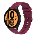 Cinturino in silicone tinta unita con motivo a pois ondulato da 22 mm, For Samsung Galaxy Watch3 45mm, For Samsung Galaxy Watch 46mm