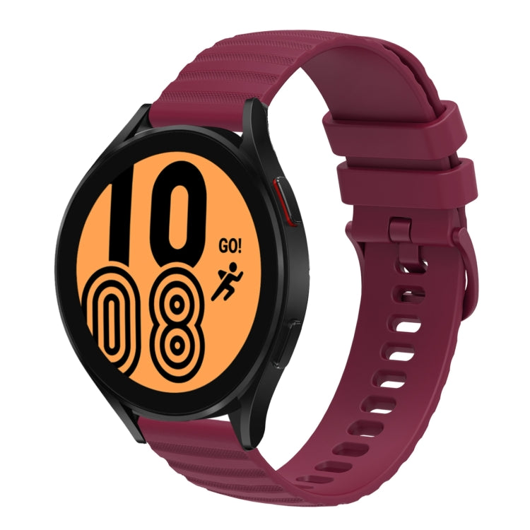 Cinturino in silicone tinta unita con motivo a pois ondulato da 22 mm, For Samsung Galaxy Watch3 45mm, For Samsung Galaxy Watch 46mm