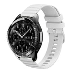 Cinturino in silicone tinta unita con motivo a pois ondulato da 22 mm, For Samsung Gear S3 Classic, For Samsung Gear S3 Frontier