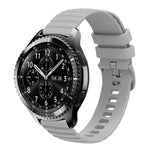 Cinturino in silicone tinta unita con motivo a pois ondulato da 22 mm, For Samsung Gear S3 Classic, For Samsung Gear S3 Frontier