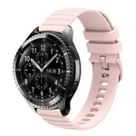 Cinturino in silicone tinta unita con motivo a pois ondulato da 22 mm, For Samsung Gear S3 Classic, For Samsung Gear S3 Frontier