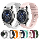 Cinturino in silicone tinta unita con motivo a pois ondulato da 22 mm, For Samsung Gear S3 Classic, For Samsung Gear S3 Frontier