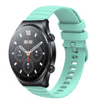 Cinturino in silicone tinta unita con motivo a pois ondulato da 22 mm, For Xiaomi MI Watch S1, For Xiaomi MI Watch S1 Pro
