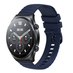 Cinturino in silicone tinta unita con motivo a pois ondulato da 22 mm, For Xiaomi MI Watch S1, For Xiaomi MI Watch S1 Pro
