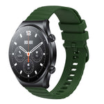 Cinturino in silicone tinta unita con motivo a pois ondulato da 22 mm, For Xiaomi MI Watch S1, For Xiaomi MI Watch S1 Pro