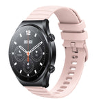Cinturino in silicone tinta unita con motivo a pois ondulato da 22 mm, For Xiaomi MI Watch S1, For Xiaomi MI Watch S1 Pro
