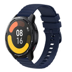 Cinturino in silicone tinta unita con motivo a pois ondulato da 22 mm, For Xiaomi MI Watch Color 2, For Xiaomi MI Watch Sport