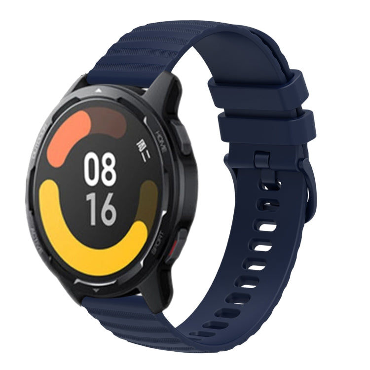 Cinturino in silicone tinta unita con motivo a pois ondulato da 22 mm, For Xiaomi MI Watch Color 2, For Xiaomi MI Watch Sport