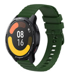 Cinturino in silicone tinta unita con motivo a pois ondulato da 22 mm, For Xiaomi MI Watch Color 2, For Xiaomi MI Watch Sport