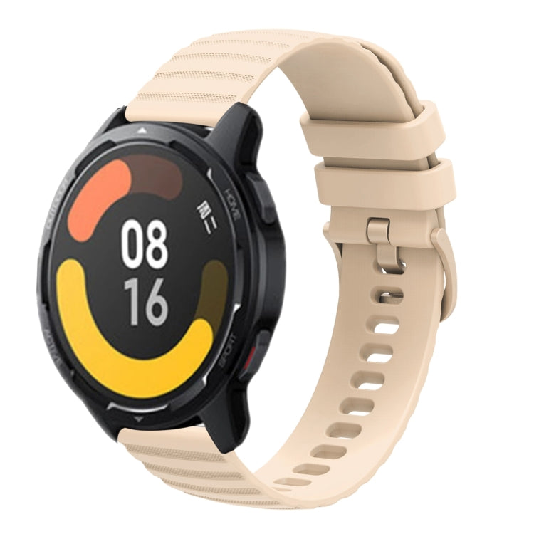 Cinturino in silicone tinta unita con motivo a pois ondulato da 22 mm, For Xiaomi MI Watch Color 2, For Xiaomi MI Watch Sport