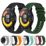 Cinturino in silicone tinta unita con motivo a pois ondulato da 22 mm, For Xiaomi MI Watch Color 2, For Xiaomi MI Watch Sport
