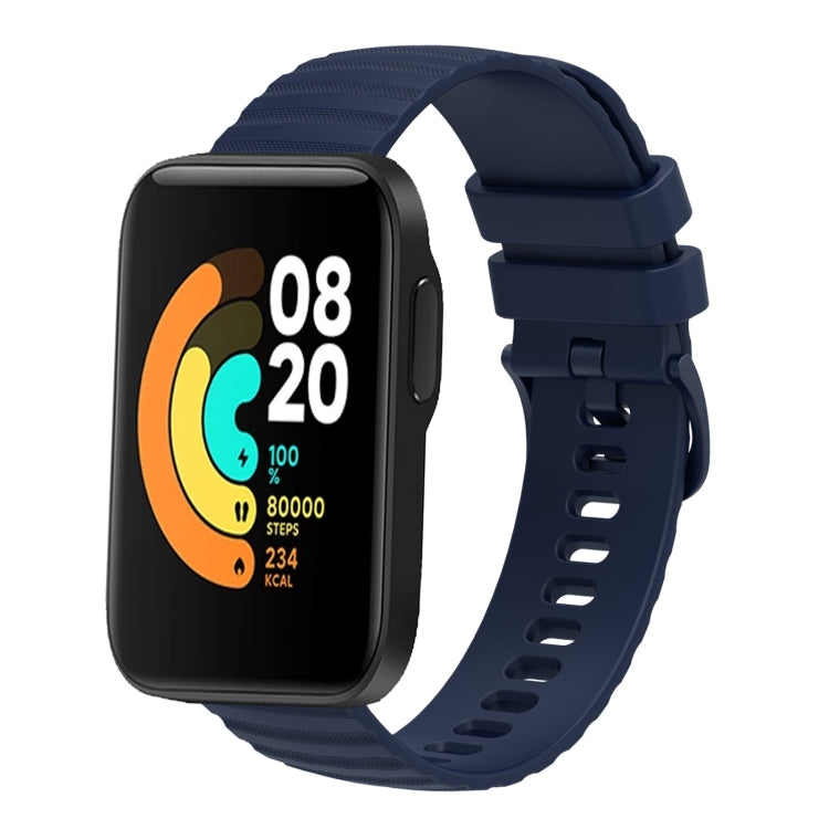 Cinturino in silicone tinta unita con motivo a pois ondulato da 22 mm, For Xiaomi MI Watch Color 2, For Xiaomi MI Watch Sport
