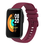 Cinturino in silicone tinta unita con motivo a pois ondulato da 22 mm, For Xiaomi MI Watch Color 2, For Xiaomi MI Watch Sport