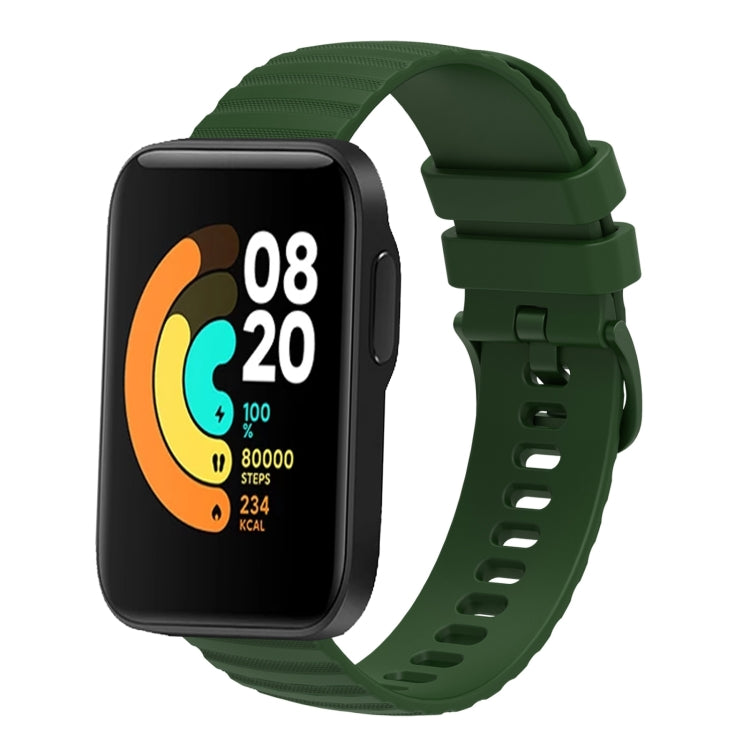 Cinturino in silicone tinta unita con motivo a pois ondulato da 22 mm, For Xiaomi MI Watch Color 2, For Xiaomi MI Watch Sport