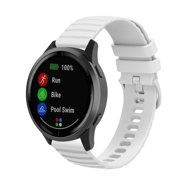 Cinturino in silicone tinta unita con motivo a pois ondulato da 22 mm, For Xiaomi MI Watch Color