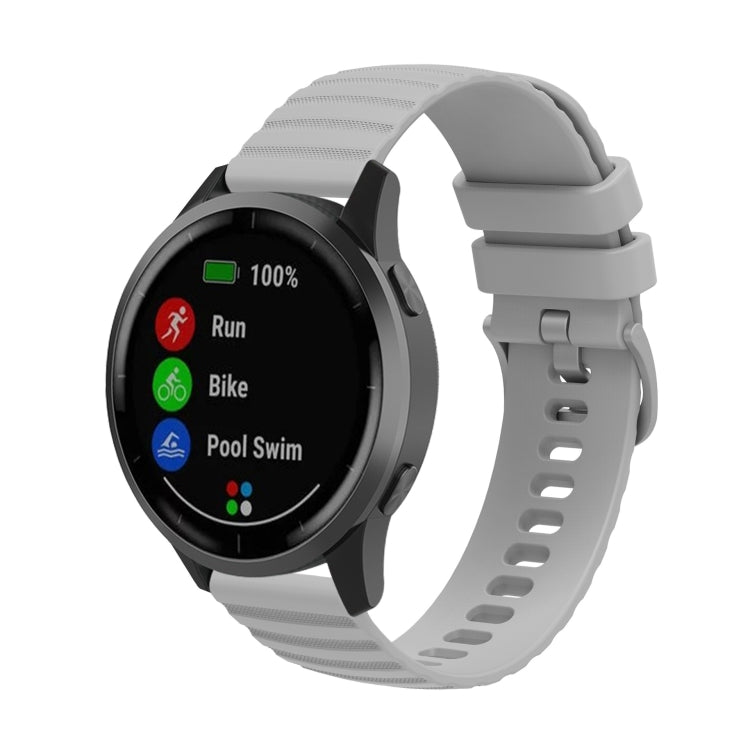 Cinturino in silicone tinta unita con motivo a pois ondulato da 22 mm, For Xiaomi MI Watch Color