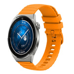 Cinturino in silicone tinta unita con motivo a pois ondulato da 22 mm, For Huawei Watch GT3 Pro 46mm, For Huawei Watch GT3 46mm