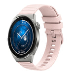 Cinturino in silicone tinta unita con motivo a pois ondulato da 22 mm, For Huawei Watch GT3 Pro 46mm, For Huawei Watch GT3 46mm