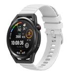 Cinturino in silicone tinta unita con motivo a pois ondulato da 22 mm, For Huawei Watch GT Runner, For Huawei Watch 3