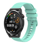 Cinturino in silicone tinta unita con motivo a pois ondulato da 22 mm, For Huawei Watch GT Runner, For Huawei Watch 3