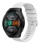 Cinturino in silicone tinta unita con motivo a pois ondulato da 22 mm, For Huawei Watch GT 2E, For Huawei GT2 46mm
