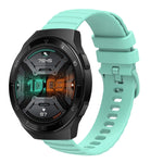 Cinturino in silicone tinta unita con motivo a pois ondulato da 22 mm, For Huawei Watch GT 2E, For Huawei GT2 46mm