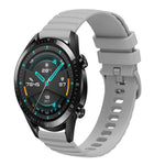 Cinturino in silicone tinta unita con motivo a pois ondulato da 22 mm, For Huawei Watch GT 2E, For Huawei GT2 46mm