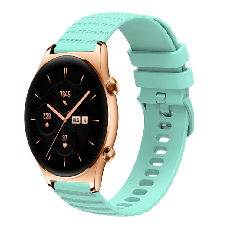 Cinturino in silicone tinta unita con motivo a pois ondulato da 22 mm, For Honor Watch GS 3, For Honor Watch GS Pro
