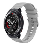 Cinturino in silicone tinta unita con motivo a pois ondulato da 22 mm, For Honor Watch GS 3, For Honor Watch GS Pro