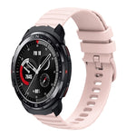 Cinturino in silicone tinta unita con motivo a pois ondulato da 22 mm, For Honor Watch GS 3, For Honor Watch GS Pro