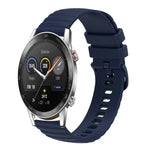 Cinturino in silicone tinta unita con motivo a pois ondulato da 22 mm, For Honor Magic Watch 2 46mm, For Honor Watch Dream