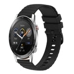 Cinturino in silicone tinta unita con motivo a pois ondulato da 22 mm, For Honor Magic Watch 2 46mm, For Honor Watch Dream