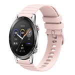 Cinturino in silicone tinta unita con motivo a pois ondulato da 22 mm, For Honor Magic Watch 2 46mm, For Honor Watch Dream
