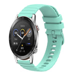 Cinturino in silicone tinta unita con motivo a pois ondulato da 22 mm, For Honor Magic Watch 2 46mm, For Honor Watch Dream