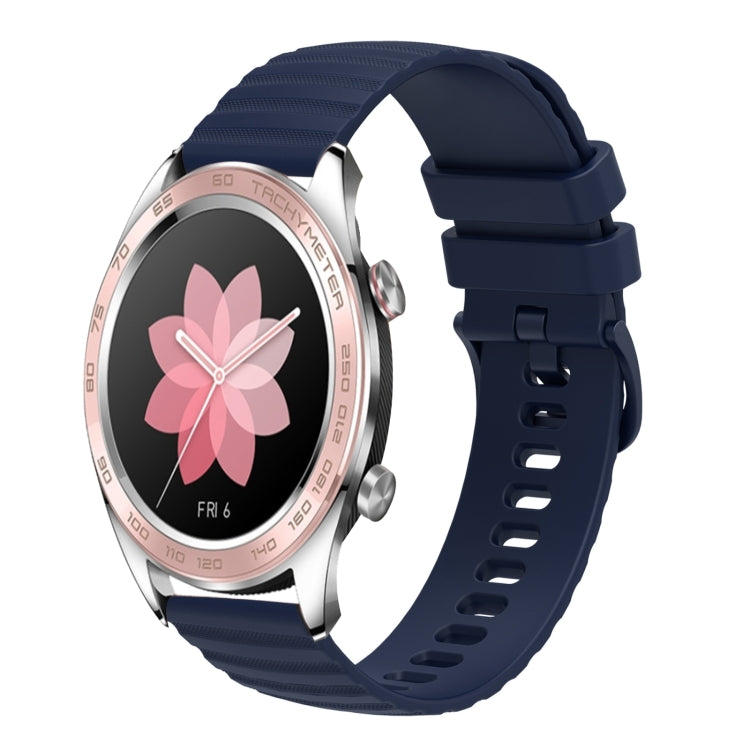 Cinturino in silicone tinta unita con motivo a pois ondulato da 22 mm, For Honor Magic Watch 2 46mm, For Honor Watch Dream