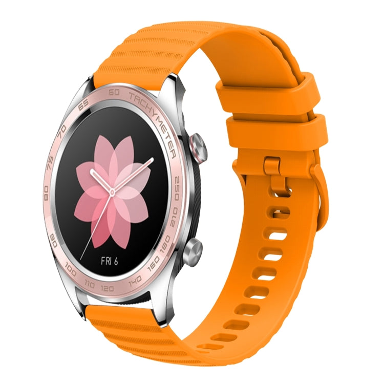 Cinturino in silicone tinta unita con motivo a pois ondulato da 22 mm, For Honor Magic Watch 2 46mm, For Honor Watch Dream