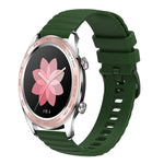 Cinturino in silicone tinta unita con motivo a pois ondulato da 22 mm, For Honor Magic Watch 2 46mm, For Honor Watch Dream