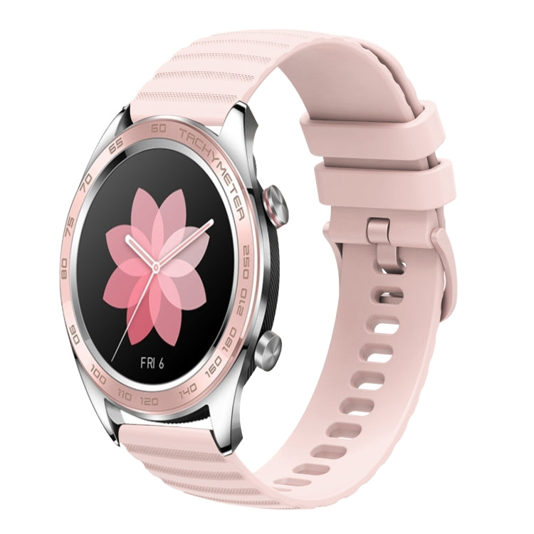 Cinturino in silicone tinta unita con motivo a pois ondulato da 22 mm, For Honor Magic Watch 2 46mm, For Honor Watch Dream