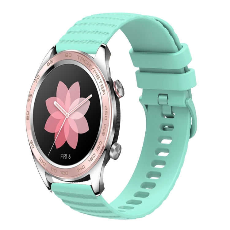 Cinturino in silicone tinta unita con motivo a pois ondulato da 22 mm, For Honor Magic Watch 2 46mm, For Honor Watch Dream