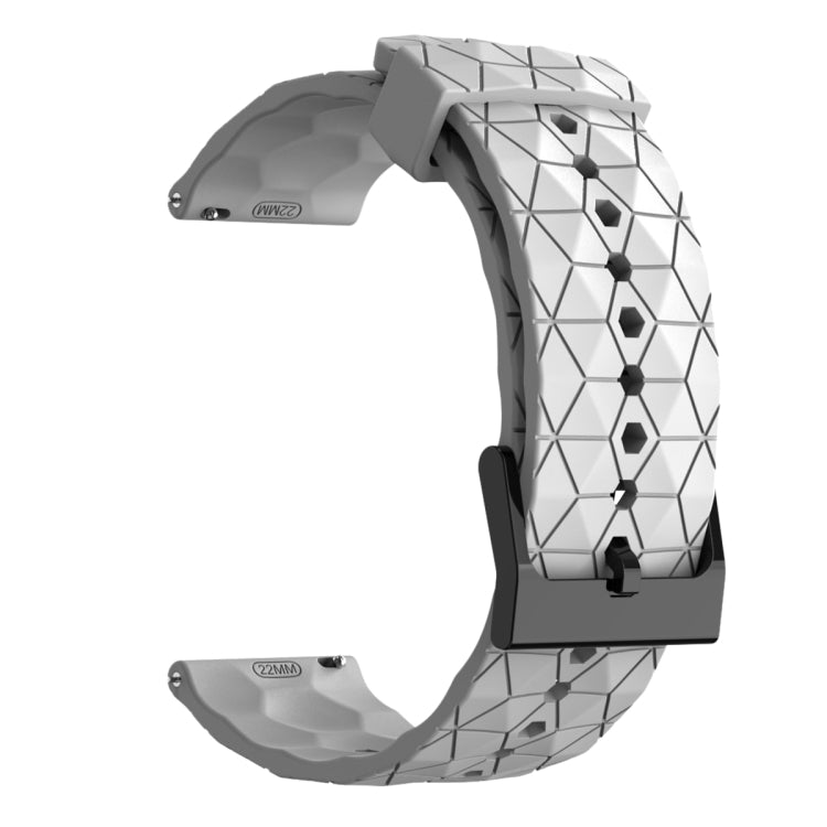 Cinturino per orologio in silicone tinta unita con motivo a calcio da 20 mm, For Samsung Galaxy Watch 5 44mm, For Samsung Galaxy Watch 5 40mm
