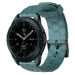 Cinturino per orologio in silicone tinta unita con motivo a calcio da 20 mm, For Samsung Galaxy Watch Active 2 44mm, For Samsung Galaxy Watch 42mm