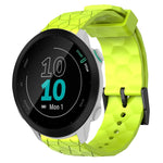 Cinturino per orologio in silicone tinta unita con motivo a calcio da 20 mm, For Garmin Forerunner 55, For Garmin Venu
