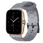 Cinturino per orologio in silicone tinta unita con motivo a calcio da 20 mm, For Amazfit GTS 2, For Amazfit GTS