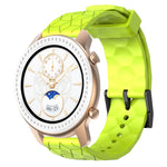 Cinturino per orologio in silicone tinta unita con motivo a calcio da 20 mm, For Amazfit GTR 42mm, For Amazfit Pop Pro