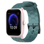 Cinturino per orologio in silicone tinta unita con motivo a calcio da 20 mm, For Amazfit GTR 42mm, For Amazfit Pop Pro