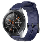 Cinturino per orologio in silicone tinta unita con motivo a calcio da 22 mm, For Samsung Galaxy Watch3 45mm, For Samsung Galaxy Watch 46mm