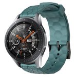 Cinturino per orologio in silicone tinta unita con motivo a calcio da 22 mm, For Samsung Galaxy Watch3 45mm, For Samsung Galaxy Watch 46mm
